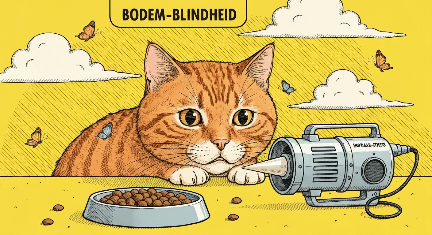 Bodem-Blindheid: Waarom je kat denkt dat de wereld vergaat als de voerbak halfvol is