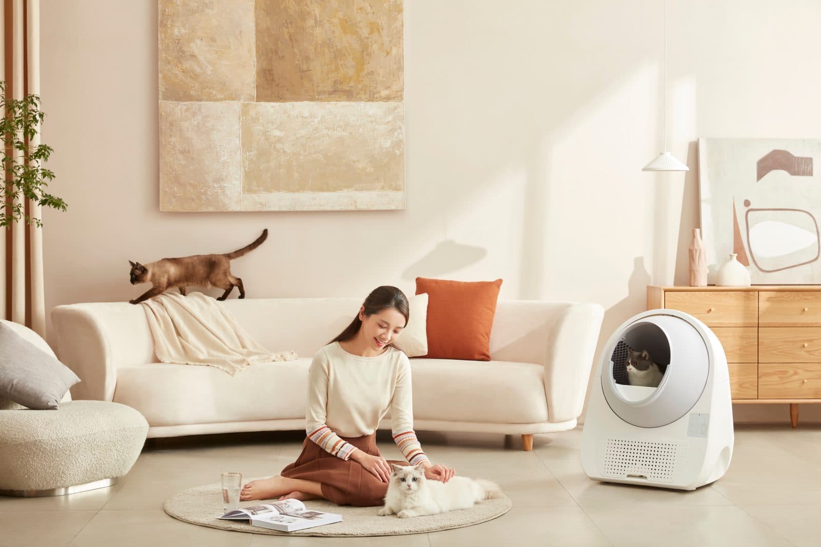 Automatische zelfreinigende kattenbak Catlink Scooper PRO X Luxe view 5
