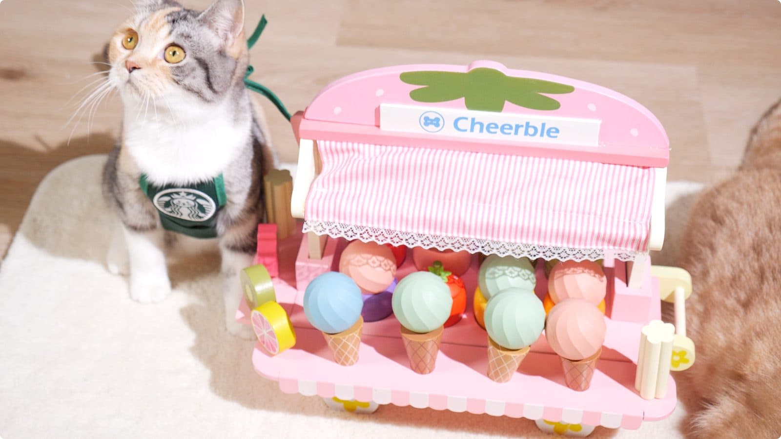Cheerble Ice Cream moving Katten toy view 5