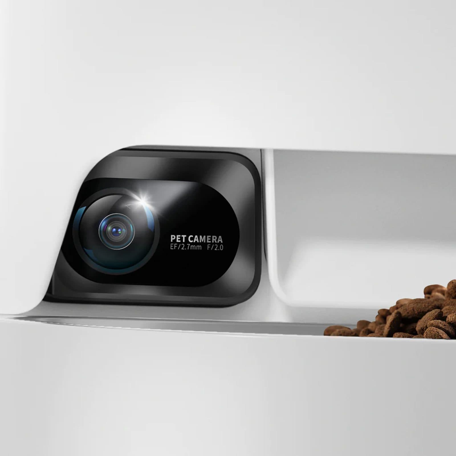 Dual-hopper dispenser voor katten en kleine honden met camera, 5 l view 5