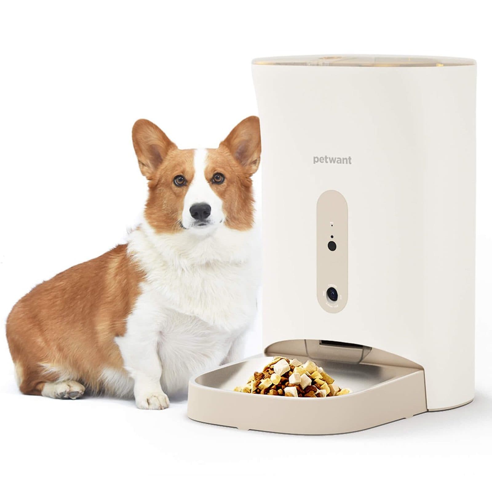 Petwant F11-C Smart feed dispenser met camera and microphone view 2
