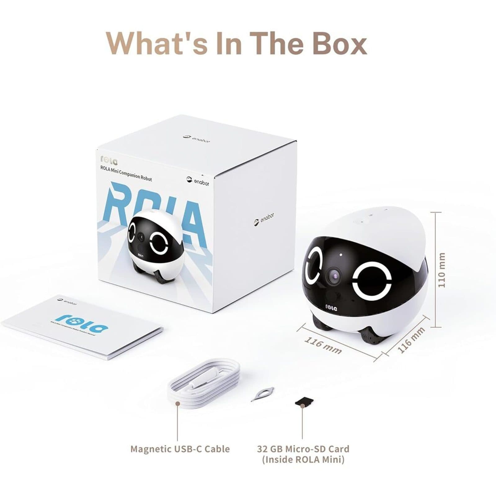Beweegbare Huisdiercamera ROLA Mini view 4