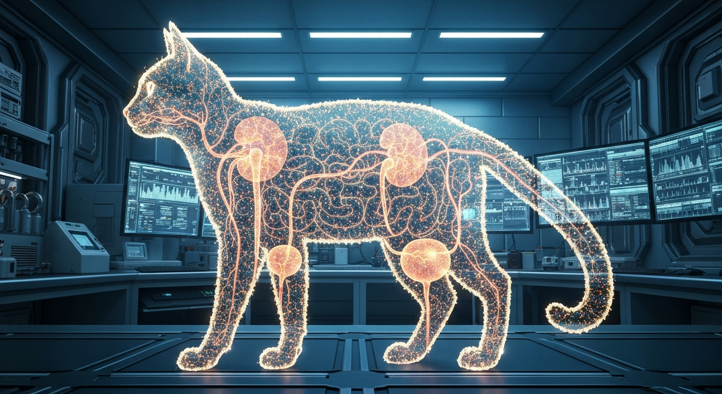 De Korrel-Koning: Hoe AI-Moleculaire-Damp-Analyse de Stilzwijgende Ziekte-Codes in de Kattenbak Ontcijfert